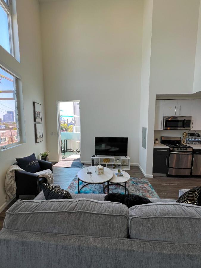 Luxury Downtown Los Angeles Penthouse Condo With Skyline Views Luaran gambar